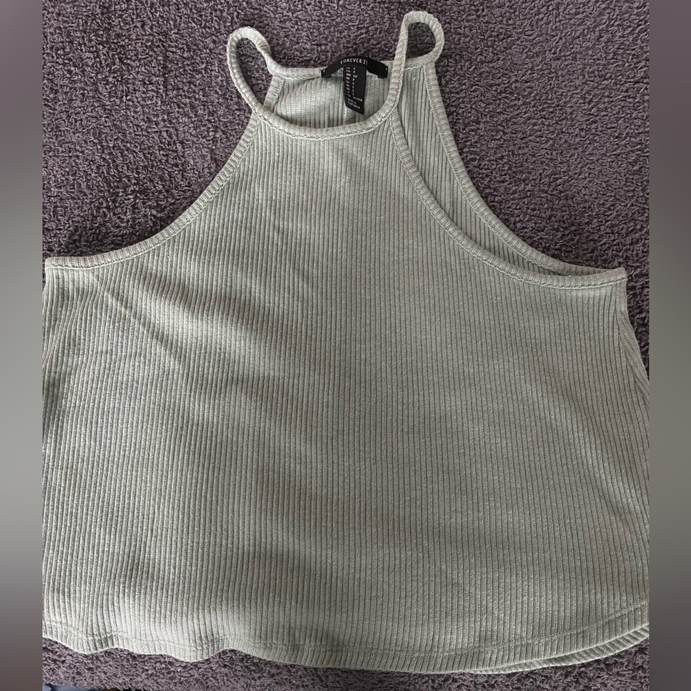 Light green Forever 21 Tank Top